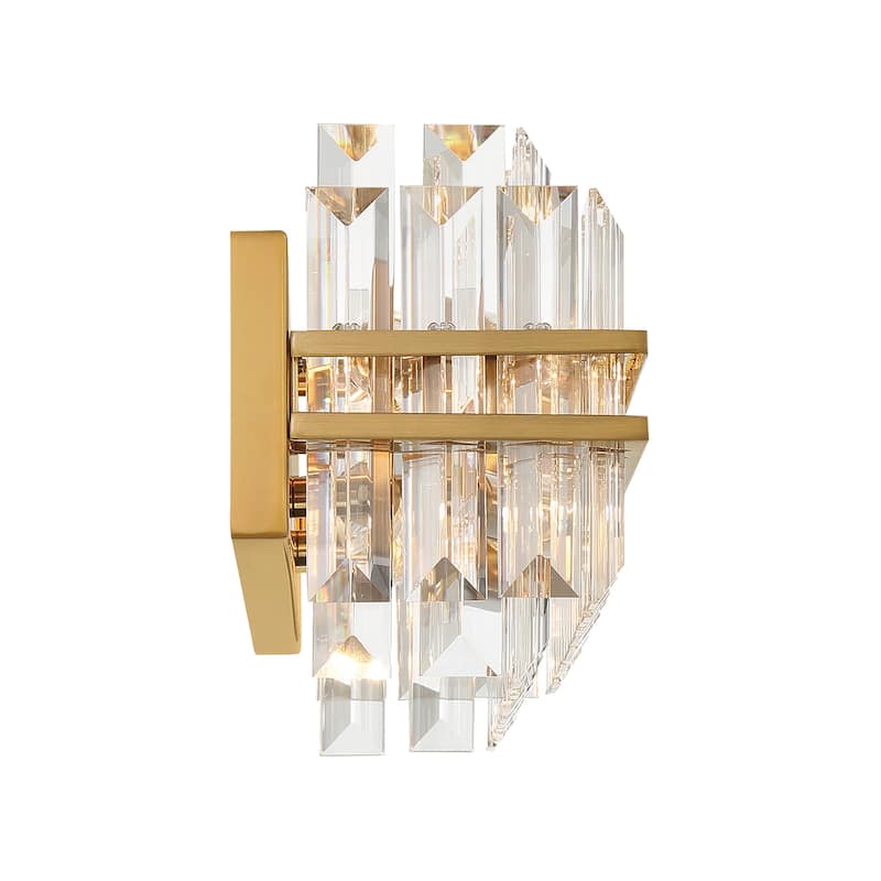 Hayes 4 Light Aged Brass Bathroom Vanity