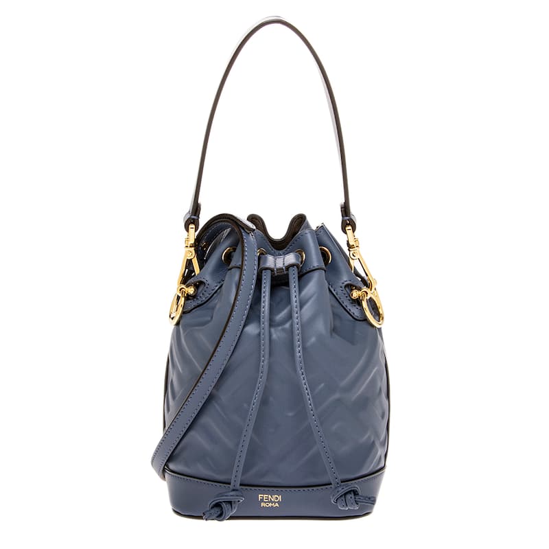 Fendi Mon Tresor Mini Bag in Leather - Blue