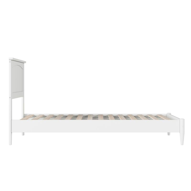 Naples Solid Wood Low Profile Platform Bed