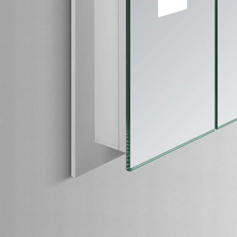 Modern Mirrors Pluto Illuminated Cabinet Vanity Mirror LED Mirrored Door Cabinet - 32*30