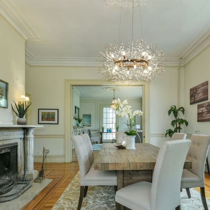 12/20-Light Modern Firework Dandelion Crystal Chandelier(Bulb Included)