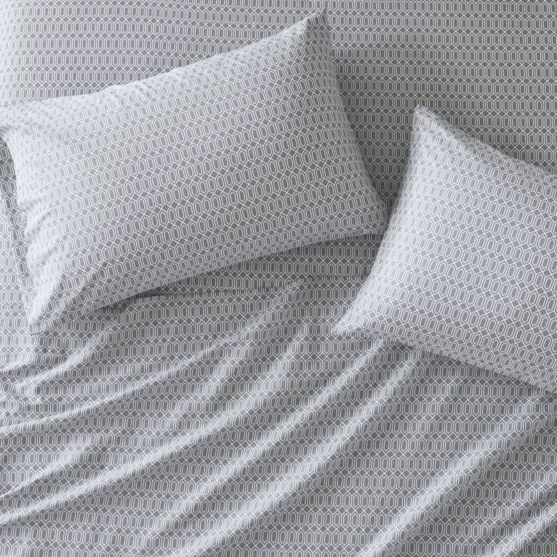 Chelsea Square 144 Thread Count Cotton Printed Cotton Sheets