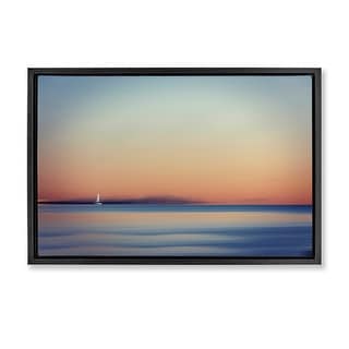 Stupell Sailboat On The Water Framed Floater Canvas Wall Art Design By ...