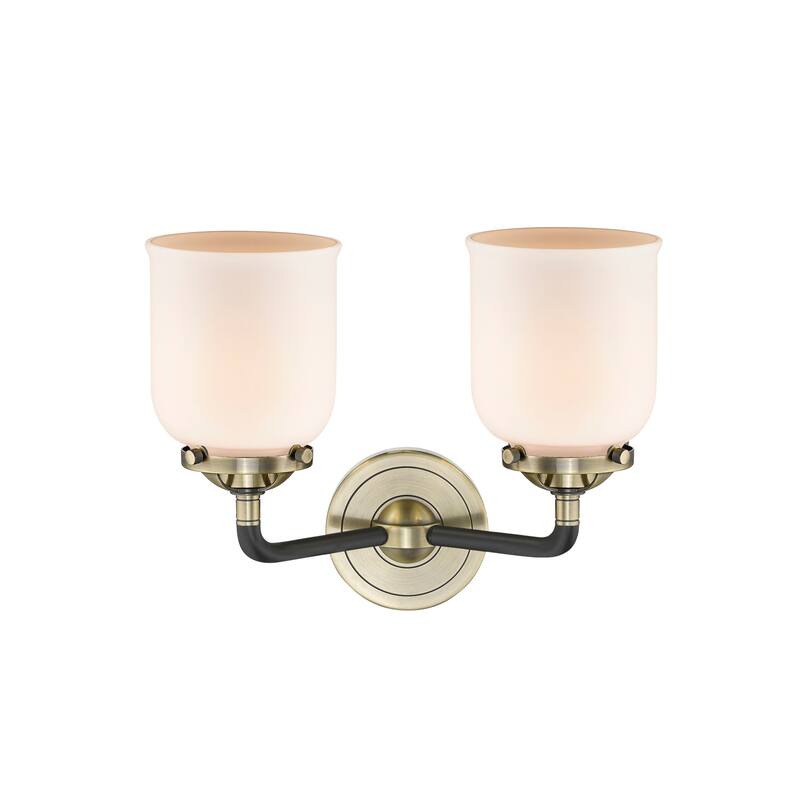 Innovations Lighting Small Bell 2 Light 13" Wide Bathroom Vanity Light