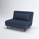 preview thumbnail 73 of 176, Artdeco Home - Tustin Upholstered Convertible Lounge/ Sleeper Chair