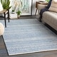 preview thumbnail 1 of 9, Livabliss Aleah Handmade Wool Moroccan Area Rug Denim - 2' x 4' Hearth