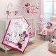preview thumbnail 1 of 7, Lambs & Ivy Disney Baby Minnie Mouse Love 3-Piece Pink Nursery Crib Bedding Set