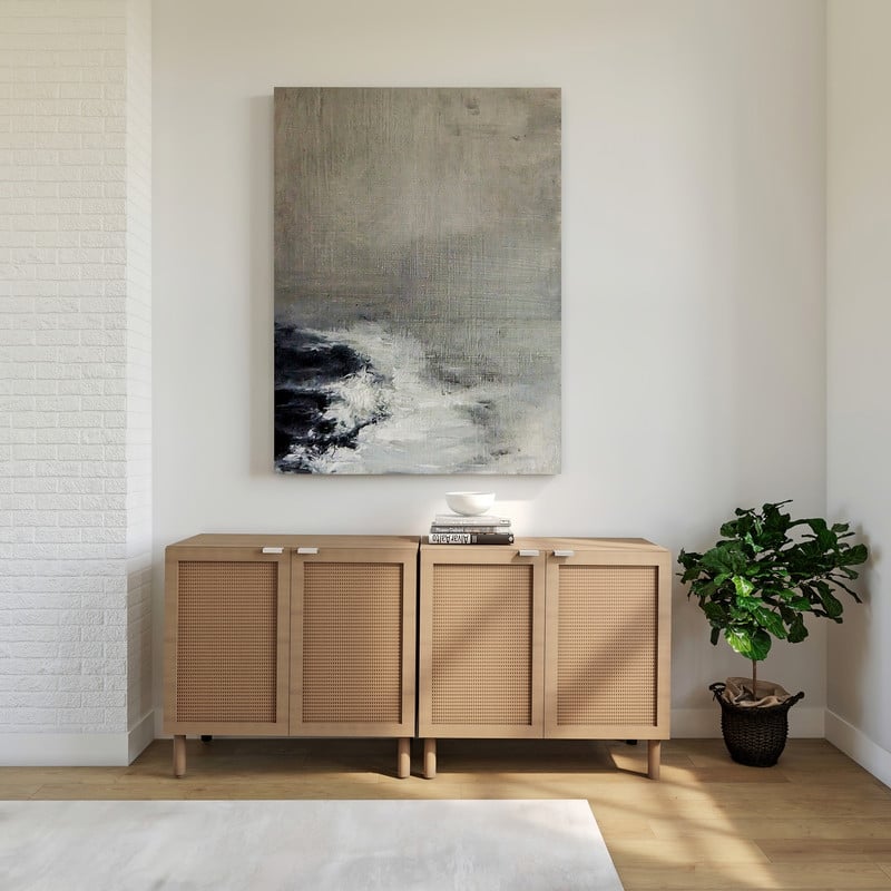 Orre Brown Cabinet 2 Door - MDF