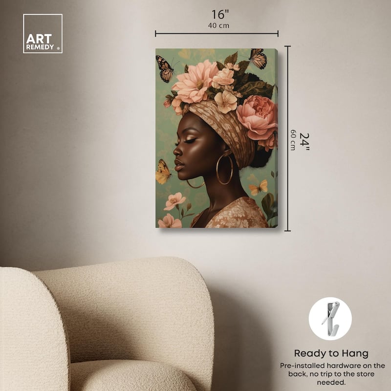 Dream Butterfly Passion Canvas by Art Remedy, Gallery Wrapped