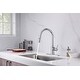 preview thumbnail 13 of 30, Ultra Faucets Euro Collection Single-Handle Kitchen Faucet With Pull-Down Spray