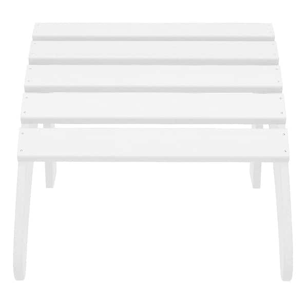 slide 2 of 11, Laguna Hdpe All Weather Outdoor Patio Ottoman White