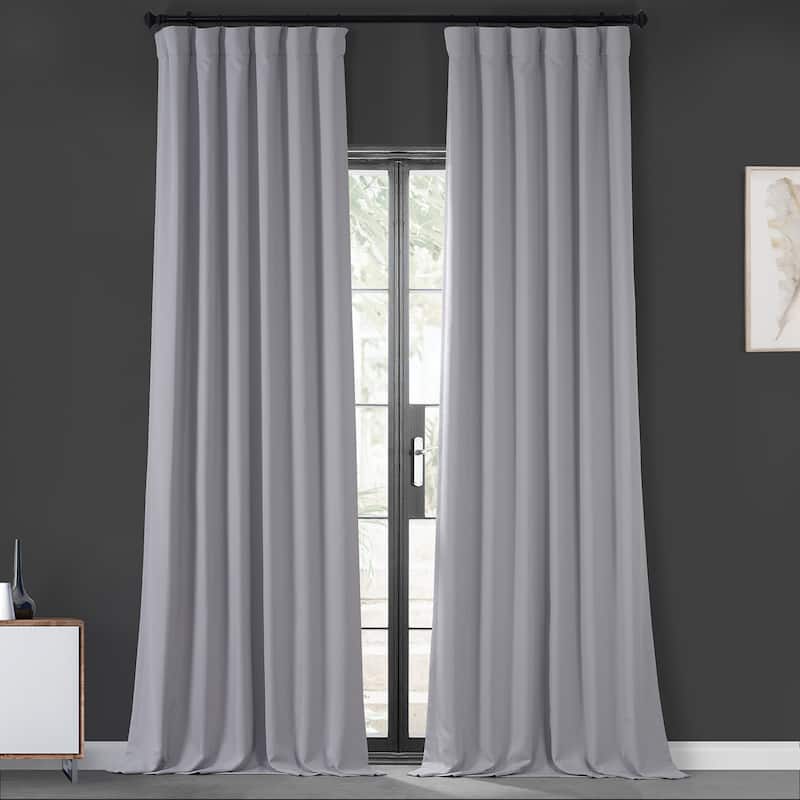 Exclusive Fabrics Performance Woven Blackout Curtain Pair (2 Panels)