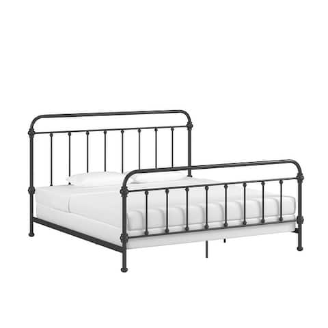 Giselle Antique Dark Bronze Iron Metal Bed by iNSPIRE Q Classic