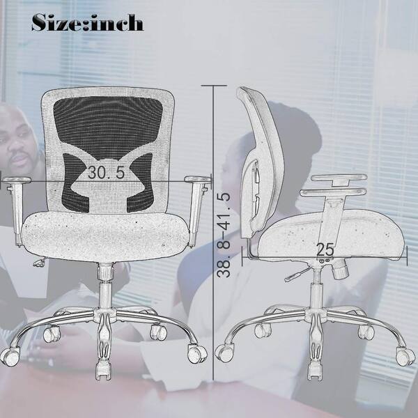 Big And Tall Office Chair Cheap Desk Mesh Chair Overstock 31950552