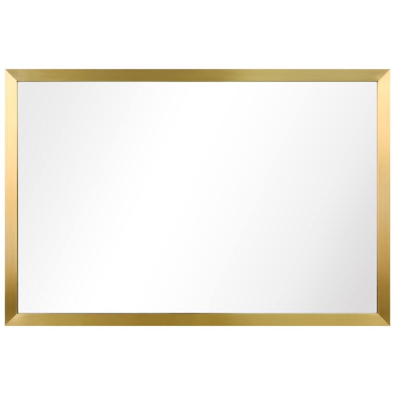 Contempo Stainless Steel Gold Wall Mirror