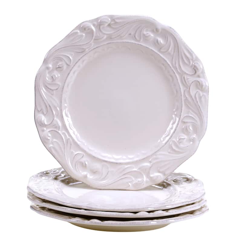 Certified Firenze 16 Piece Dinnerware Set, Service for Four - 11" Diam; 9" Di; 5.5" x 4" x 4.5"; 5.25" Di x 3"