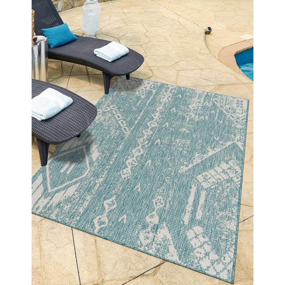 Outdoor Ogooplario Collection Area Rug