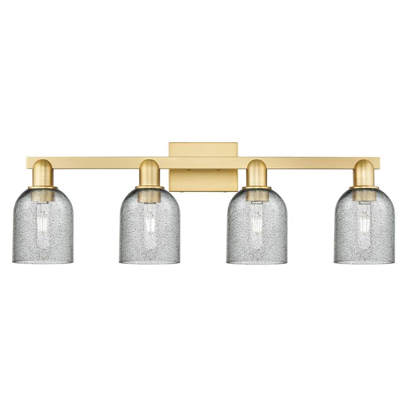 Innovations Lighting Endless Possibilities Arcadia - Caledonia - 4 Light 32" Bath Vanity Light - Charcoal/Satin Gold