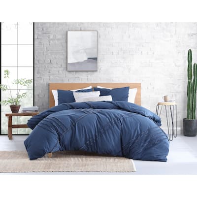 DKNY Chenille Block 3-pc Duvet Set