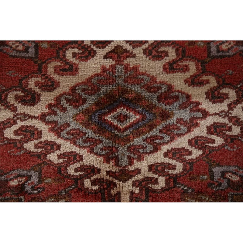 Vintage Geometric Heriz Persian Traditional Area Rug Wool Hand-knotted - 8'5" x 11'1"