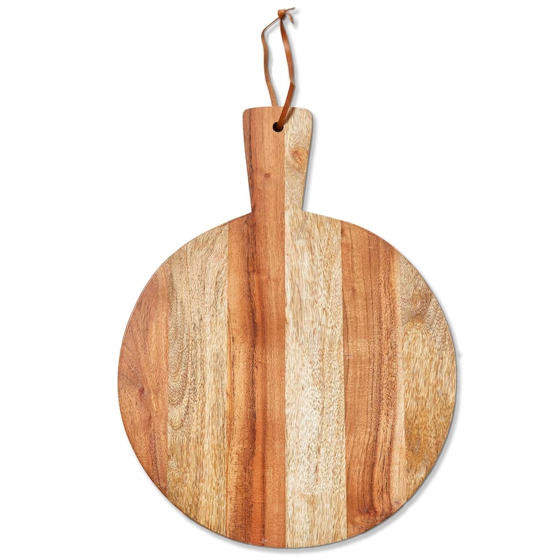 Two Tone Round Serving Board
