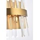 preview thumbnail 18 of 19, Indigo Home 8 inch crystal bath sconce