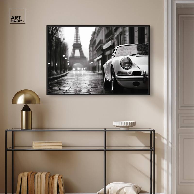 Rainy Day Paris Canvas by Art Remedy