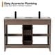 preview thumbnail 113 of 112, 36"/48"/60"/72" Bathroom Vanity Set with Sink & Faucet