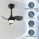 preview thumbnail 26 of 25, JONATHAN Y 22" Smart LED Ceiling Fan, 6-Speed, Dimmable, App & Remote Control