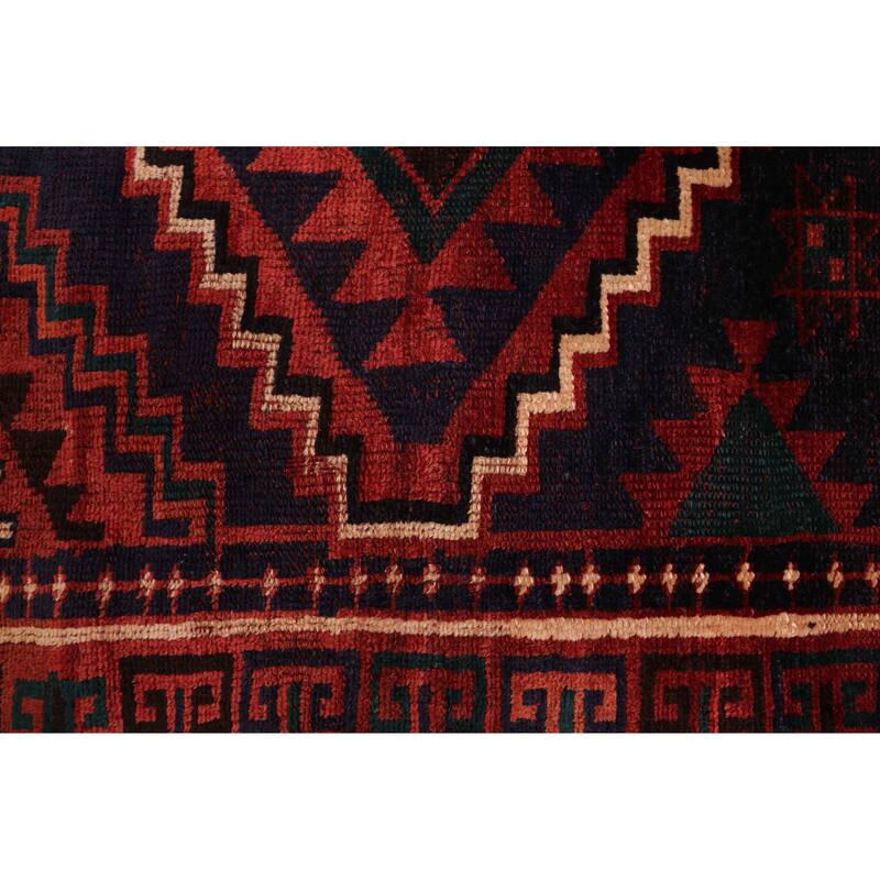 ECARPETGALLERY Hand-knotted Melis Vintage Red Wool Rug - 5'5 x 8'4