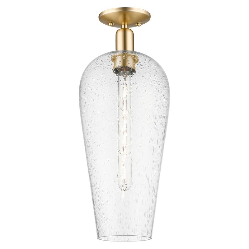 Innovations Lighting 716-1C-G456-8SDY Chelsea 8" Wide Semi-Flush - Champagne Bronze