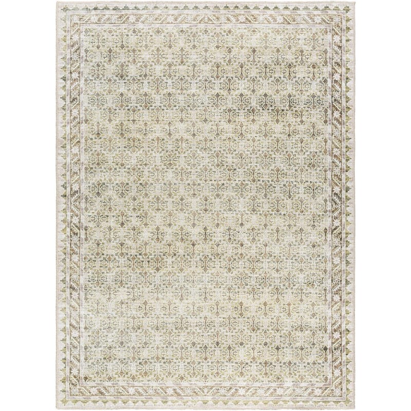 Livabliss Rainier Updated Traditional Medallion Washable Area Rug