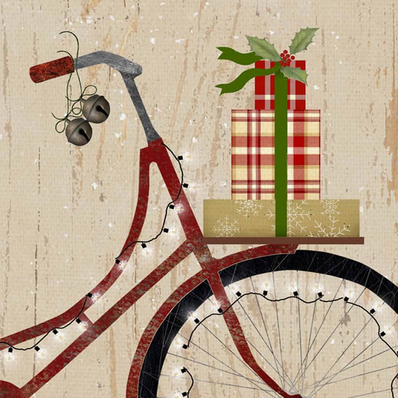 Bicycle Jingle Canvas Art Print