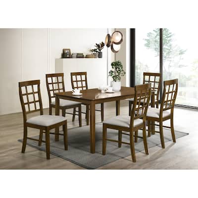 Troy 7-Piece Dining Table and Chair