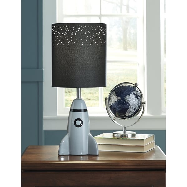 slide 2 of 3, Cale Rocket Table Lamp - 8" W x 8" D x 18" H