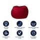 preview thumbnail 123 of 191, Small Refillable Bean Bag Chair for Kids and Teens