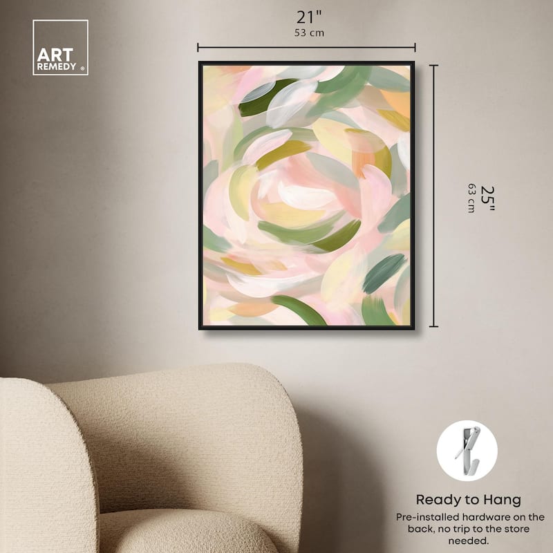 Brushstroke II Canvas by Art Remedy