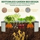 preview thumbnail 17 of 39, VEIKOUS 24''H Galvanized Raised Garden Bed, Durable Outdoor Planter Box with Rust-Resistant Steel