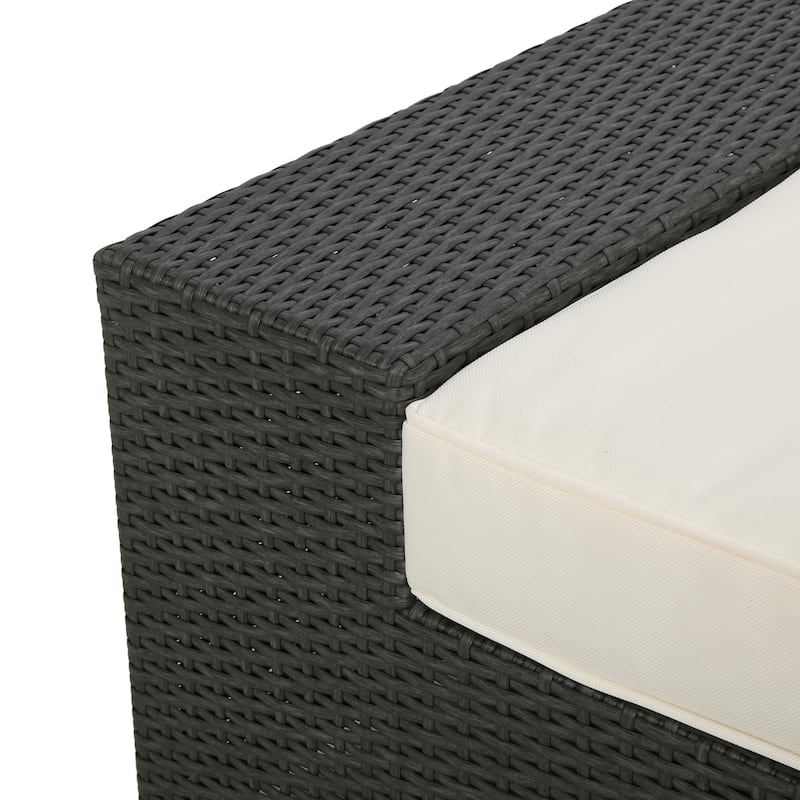 Roomfitters Modular Wicker Seating Set with Cushions for Outdoor Relaxation, Versatile Patio Chairs