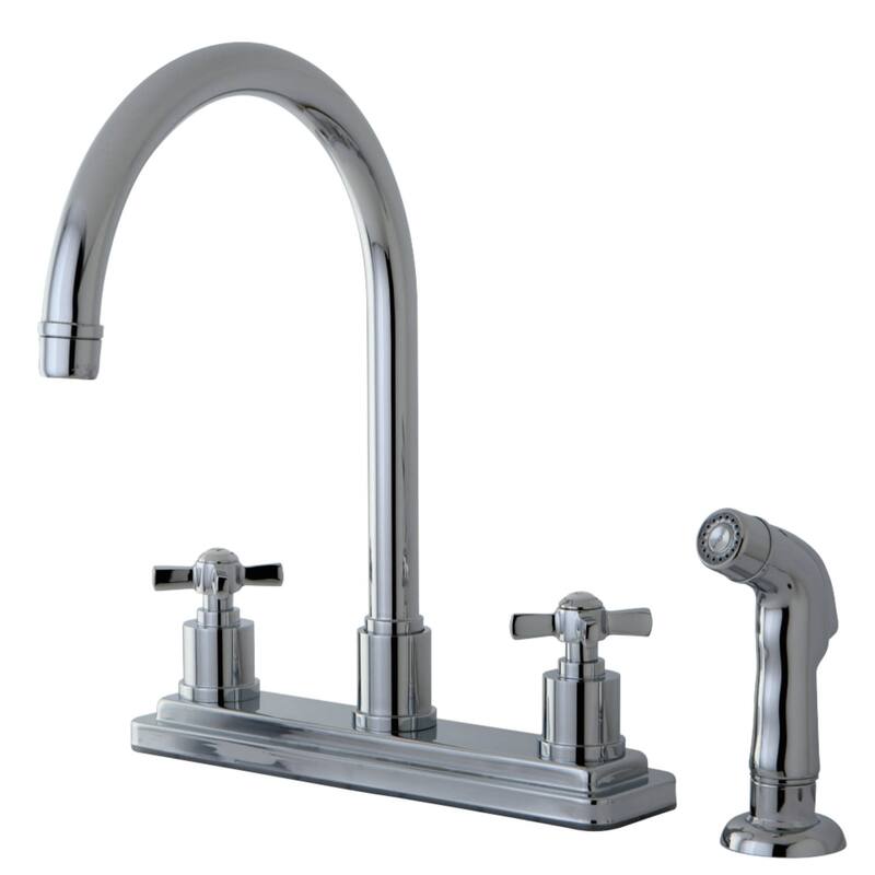 Kingston Brass Millennium 1.8 GPM Standard Kitchen Faucet - Includes - Polished Chrome