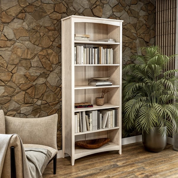 slide 2 of 9, Shaker Style Bookcase - 72"H Light Oak