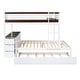 preview thumbnail 52 of 57, Full-Over-Full Bunk Bed with Twin size Trundle, Storage and Desk,with USB and 3 Plugs