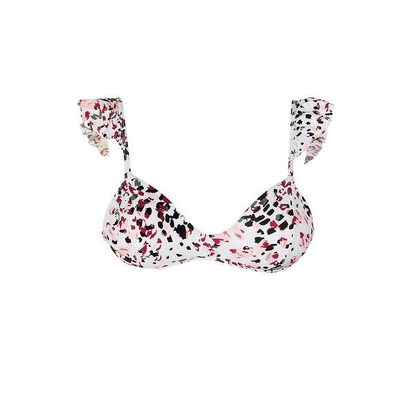 ruffle push up bikini top