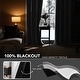 preview thumbnail 15 of 91, Deconovo 100 Percent Blackout with Liner Grommet Curtain (2 Panel)