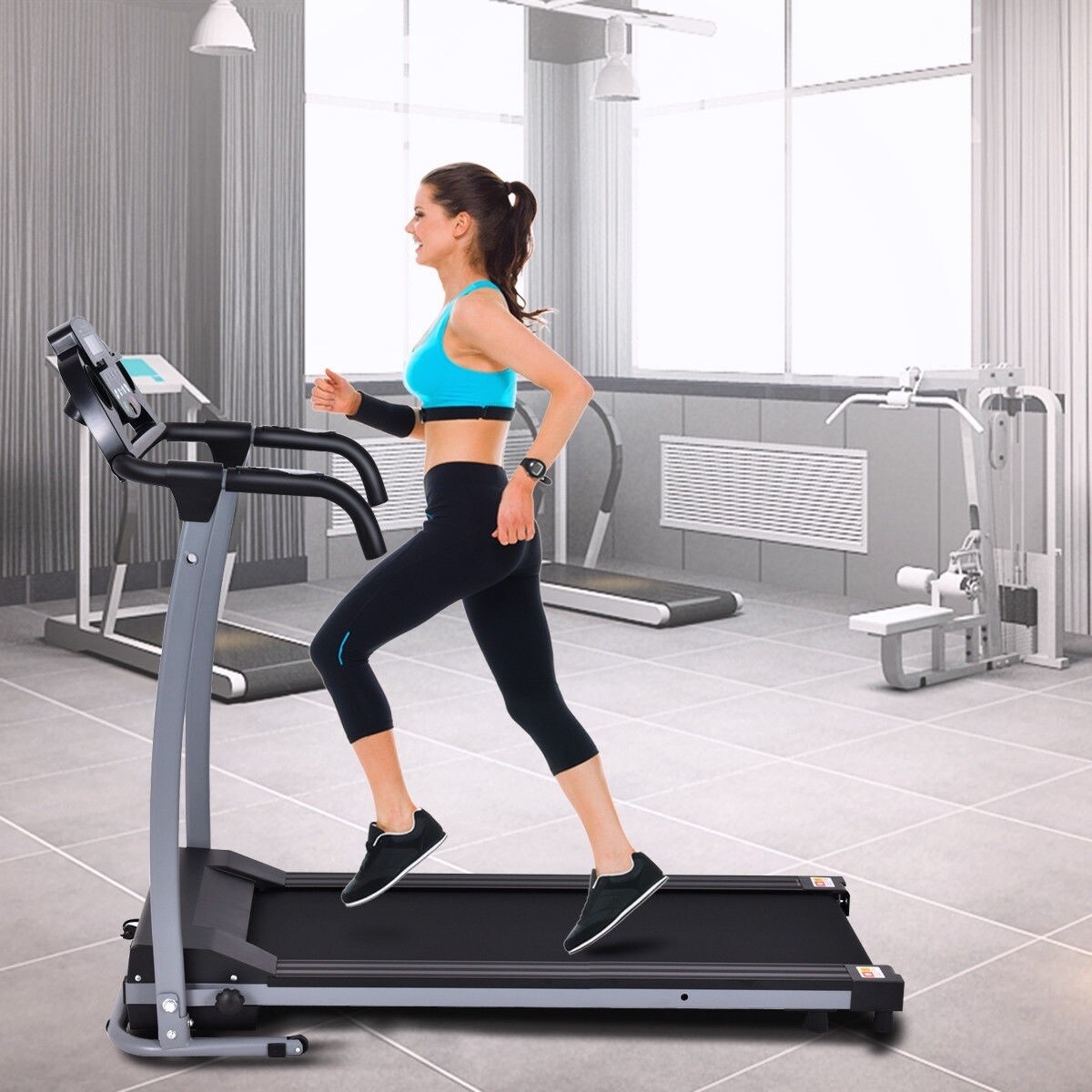 800 w folding fitness treadmill running machine best sale
