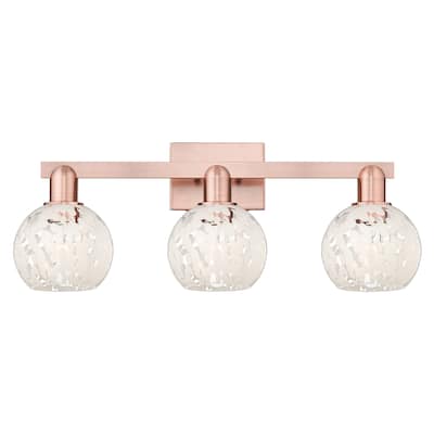 Innovations Lighting 716-3W-10-25 White Mouchette Vanity White