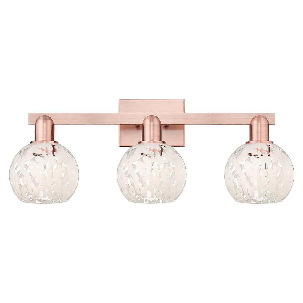 Innovations Lighting 716-3W-10-25 White Mouchette Vanity White