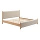 preview thumbnail 8 of 6, Hadi King Bed Beige & Natural