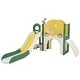 preview thumbnail 9 of 58, Kids Slide 7 in 1 with Ring Toss and Basketball Hoop, Toy Storage Yellow