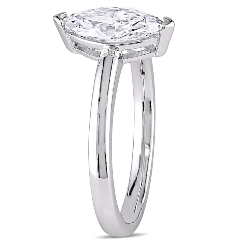 Miadora 1ct TDW Marquise-Cut Diamond Solitaire Engagement Ring in 14k White Gold